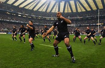 De nationale trots: The All Blacks, het rugbyteam van NZ