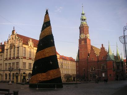 Het centrale plein van Wroclaw